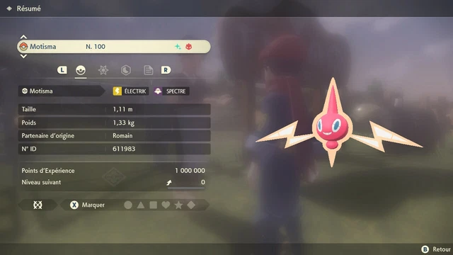 Pokémon Z-A Shiny Tarsal 6IV 31 Niveau 100 - Pokémon Légendes ZA (Nintendo Switch/3DS)