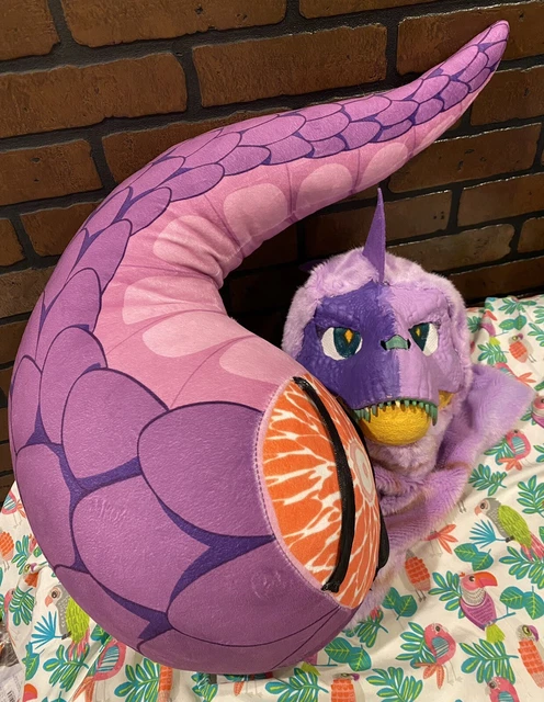 GRADIENT PASTEL DINOSAUR DRAGON Fursuit Head Cosplay With Gore Tail gradient-pastel-dinosaur-dragon-fursuit-head-cosplay-with-gore-tail