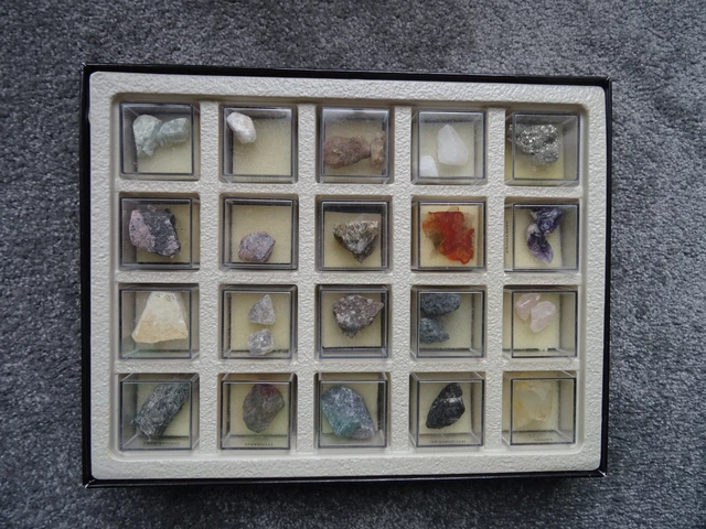 Budawi Mineralien-Set - 12 Verschiedene Edelsteine & Rohsteine Zum Sammeln & Entdecken