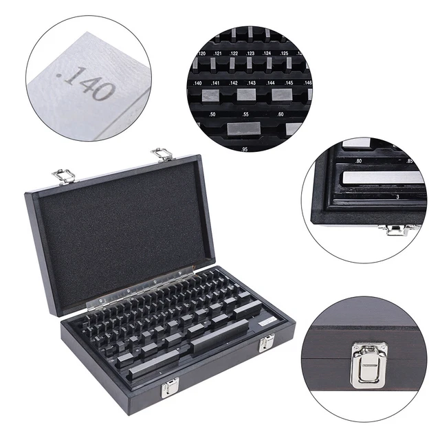 81 Pieces High Precision Calibration Block Measuring Tool Track Block Set New