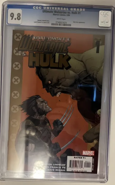 Hulk V Wolverine Ultimate Wolverine V Hulk No.1  NM+ 9.8