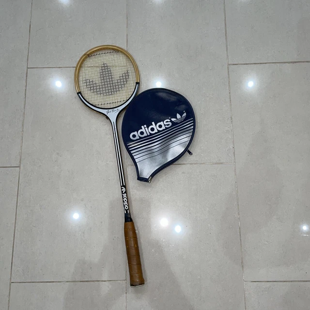 Vintage Adidas Wooden Squash Racket Jonah Barrington Hurricane
