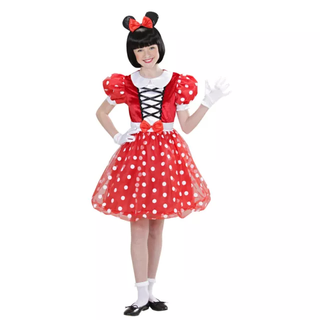 Minnie Maus Disfraz Ratón Disfraz Infantil Disney Disfraz de Ratón Vestido