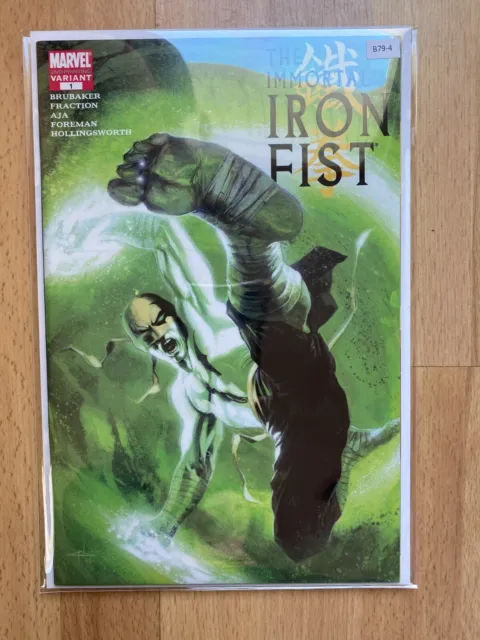 Immortal Iron Fist #1 2007 2nd Print Variant High Grade 9.2 Marvel Comic B79-4