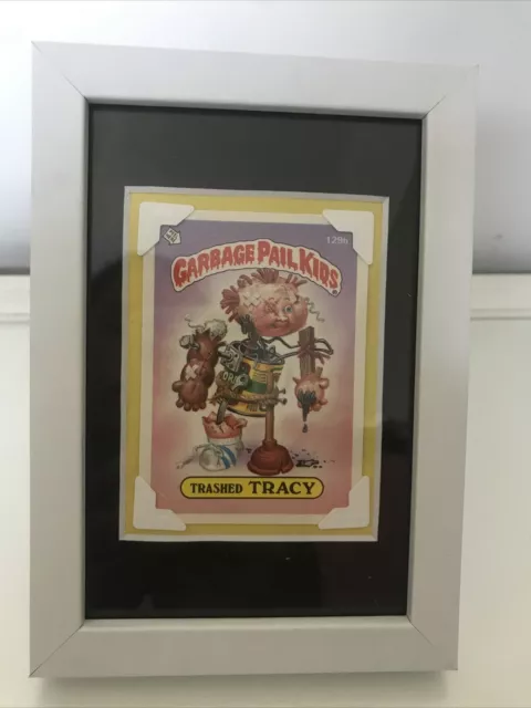 Series 1 - 1985 Retro Vintage Garbage Pail Kids Trashed Tracy In A Frame