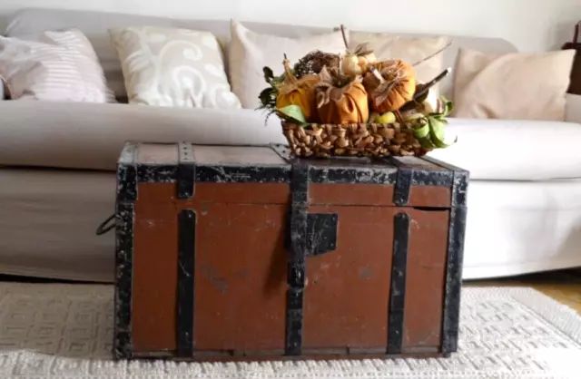 Scrigno Del Tesoro In Legno - Vintage Con Serratura, Mini Forziere Per Monete, Gioielli, Decorazione - Foto 11