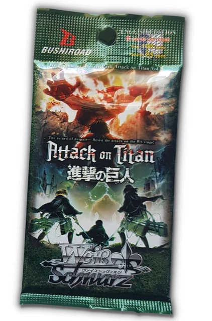 Paquet Simple Attack On Titan Vol. 2 Booster Display (Réimpression) WEIß SCHWARZ