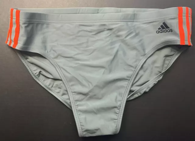 Klassische Badehose Herren von Adidas - Gr. 8 - Grau - Neu