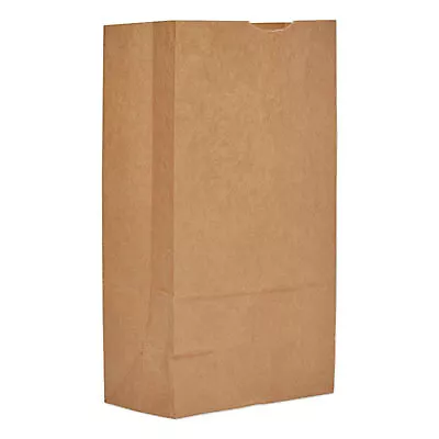 General Supply GX12500 Grocery Paper Bags, 57 Lbs Capacity, #12, 7.06"w X 4.5"d