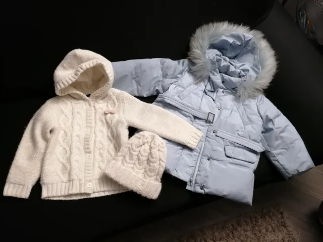 Giacche Invernali per Bambina 2 Anni, con cappuccio