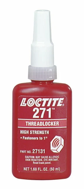 271 Loctite Threadlocker, 50ml Easy to apply and use