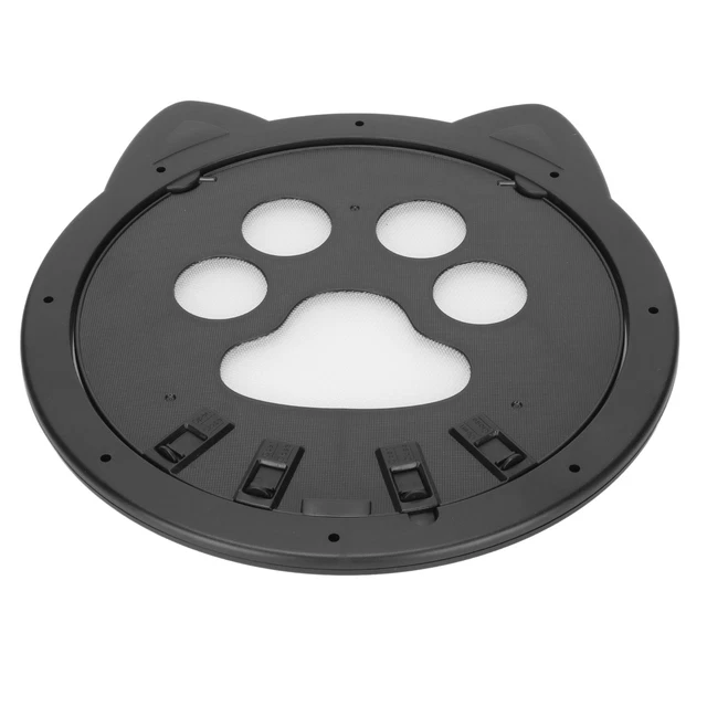 Plastic Cat Door Controlled Access 4 Modes Prevent Collision Magnetic Indoor Chp