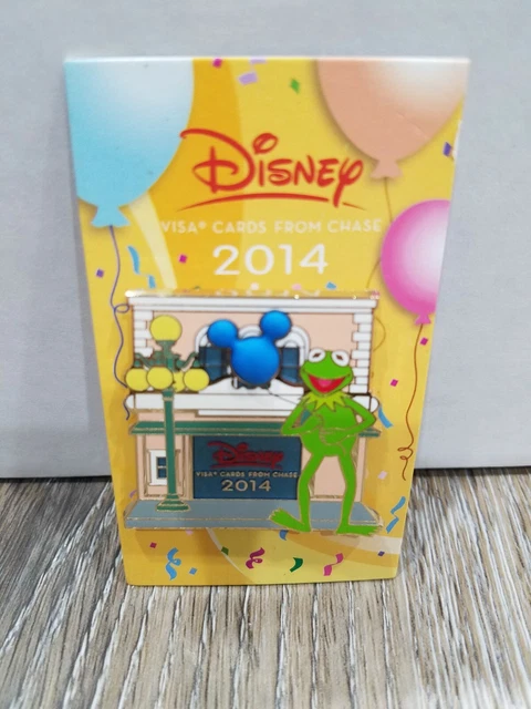 DISNEY PIN MUPPETS Kermit The Frog Chase Visa Cards 2014~New $12.97