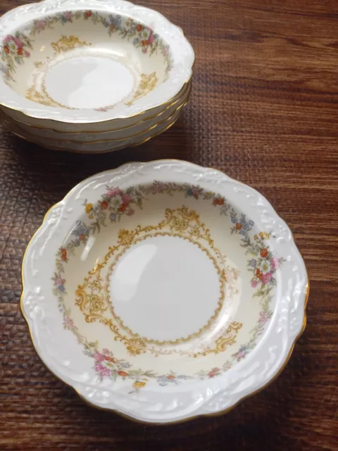 NORITAKE CHABLIS FRUIT BOWLS 5.5" Set of 5