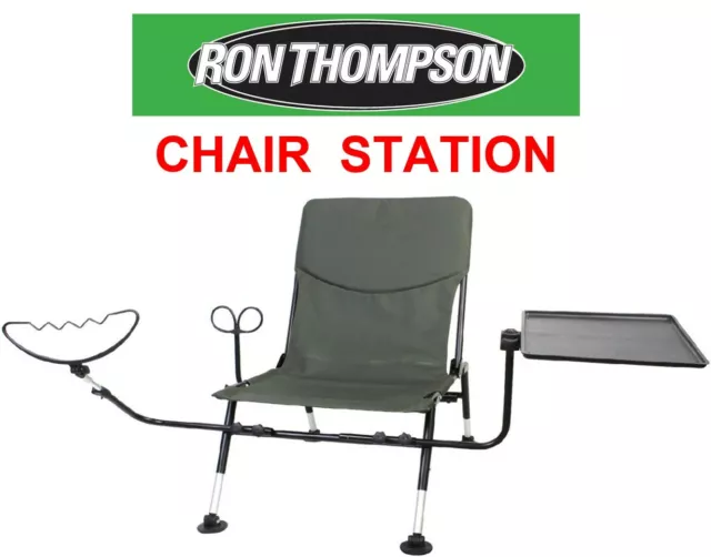 RON THOMPSON CARP Fishing Chair Station Rod Rests Large Side Tray+Heavy Duty  Bag £992.95 - PicClick UK