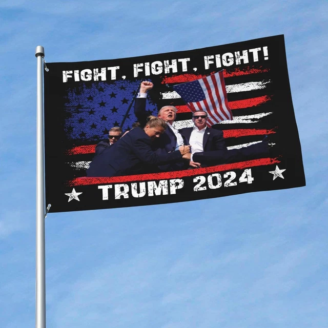 Bandiera Doppia Faccia 3x5 Ft Bandiera Doppia Faccia Trump 2024 3x5 Piedi - Bandiera Campagna Americana In Poliestere Adesivi Bandiera Italia - Foto 8