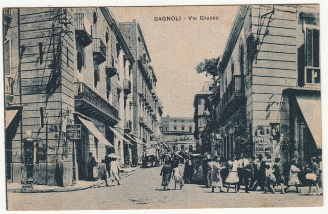 23-24128 - Napoli Bagnoli - Via Giusso Viaggiata 1929