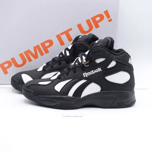 Size 11 Men's Reebok ATR Pump Vertical Basketball Shoes 100032755 Black/White