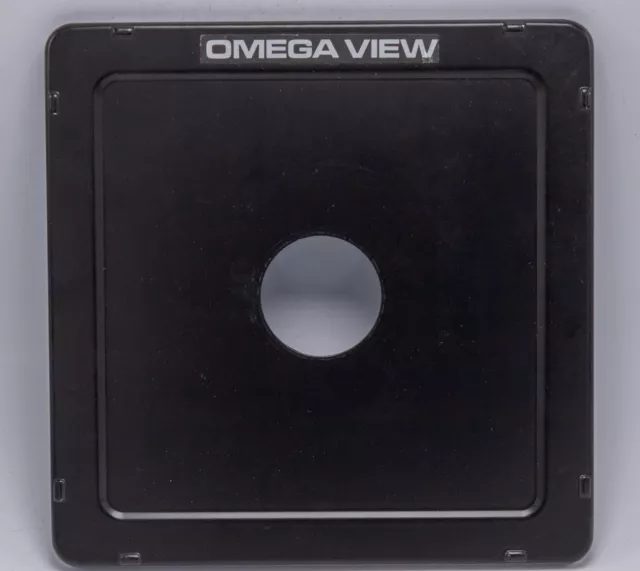 Omega View Toyo 4x5" Camera Lens Board 158mm Square - 34.6mm Hole Copal 0