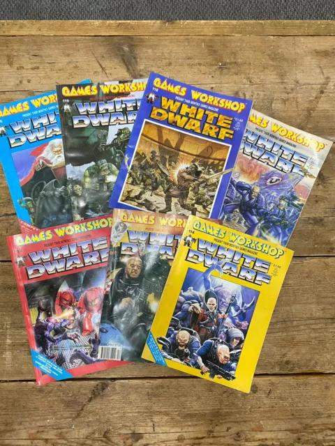 vintage games workshop White Dwaf Magazine Job Lot