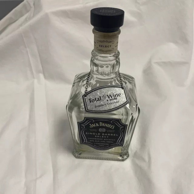 Jack Daniels Single Barrel Select EMPTY glass 2022 Man Cave Bar Store Pick