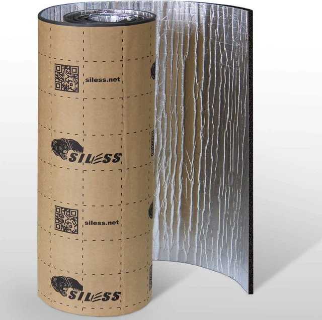 Liner 157 Mil 36 Sqft Aluminum Foil Finish Car Sound Deadening & Heat Insulation