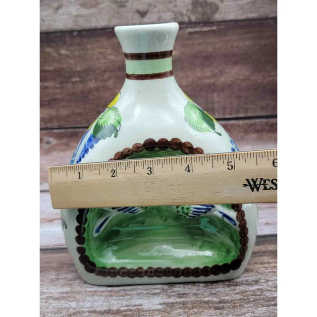 Mexican bird pottery vase
