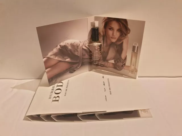 Burberry  Body  Lot    Échantillons  Eau De Toilette Vaporisateurs Tous Neufs