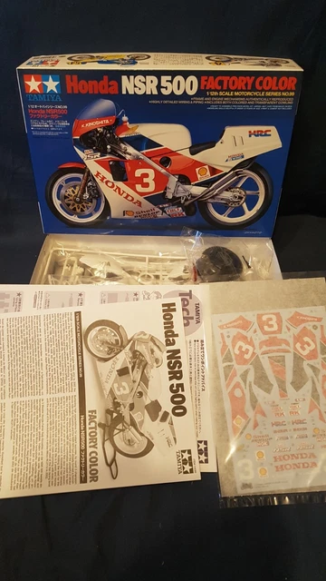 MAQUETTE HONDA NSR 500 Tamiya Grand Prix Racer 1/12 - Jamais monté EUR