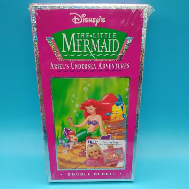 Disneys The Little Mermaid Ariel S Undersea Adventures Double Bubble Sealed Vhs 30 00 Picclick