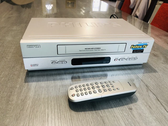 Magnétoscope Philips VR550 VHS Avec Télécommande – Testé – PAL SECAM