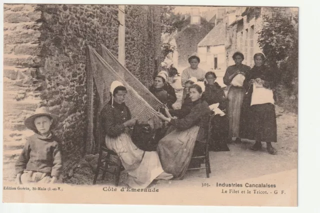 CANCALE - Ille et Vilaine - CPA 35 - Industries Cancalaises Filet et Tricot