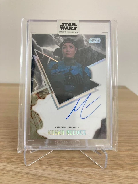 Topps Star Wars Card Koska Reeves Autograph