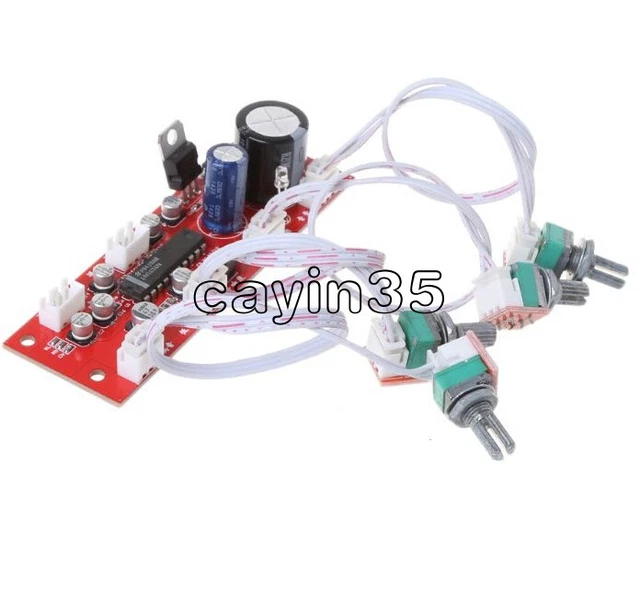 LM1036 HIFI PREAMP Tone Board Bass Treble Volume Control Preamplifier