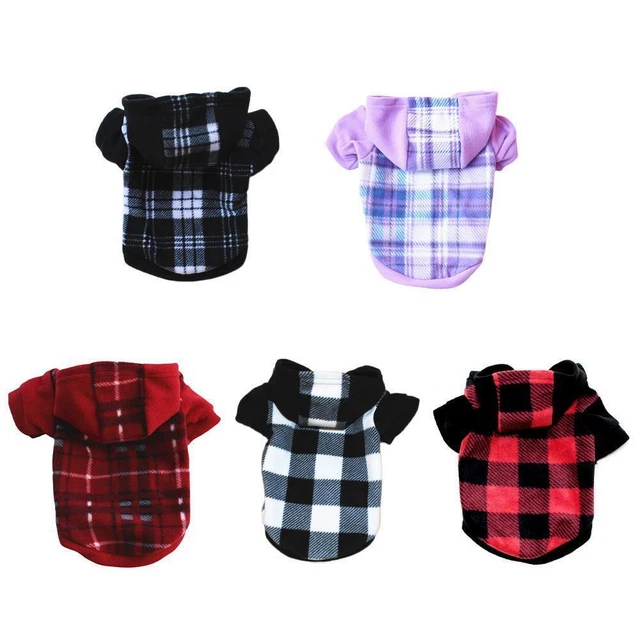 Pet Fleece Hoodie Clothes Puppy Dog Warm Jumper Sweater Nes Small Coats Cat C6C9
