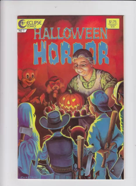 Halloween Horror 1 Eclipse Comics 1987 George Chastain Briefer Dick Frankenstein
