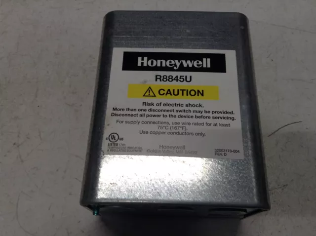 NOB Honeywell R8845U 1003 Universal Switching Relay, With Internal Transformer