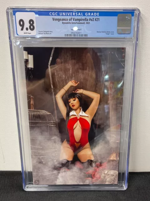 Vengeance of Vampirella Issue #v2 #21 Year 2021 Cosplay Variant CGC Graded Comic