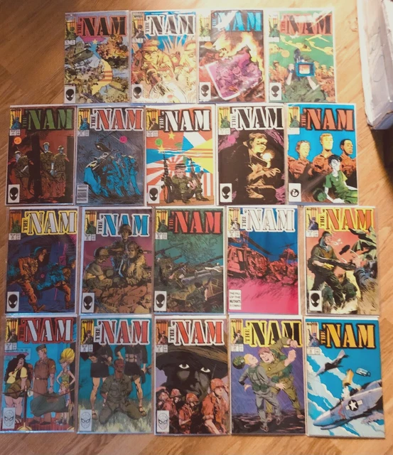 Marvel Comics The 'Nam #1-19 1986-88 Lot Set Key Issues VF