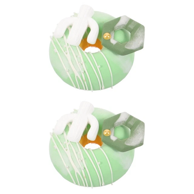 2pcs Simulation Donut künstlicher Donut -Foto -Requisite gefälschter Donut für