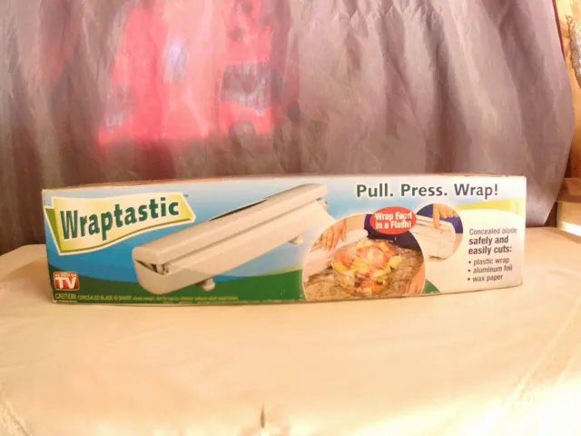 as seen on tv wraptastic plastic wrap aluminum foil and wax paper can be used 