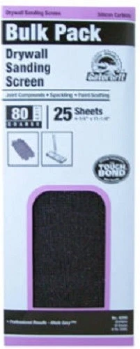 Ali Industries, Gator Grit, 25 piezas 4-1/4"" x 11-1/4", arena fina 120, pantalla de lijado
