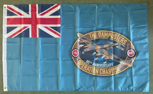 Operation Chastise Dambusters 80th Anniversary Commemorative Flag UK WW2
