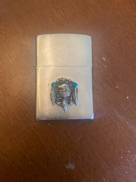 Zippo, "Dreamcatcher" on a brushed chrome finish Lighter