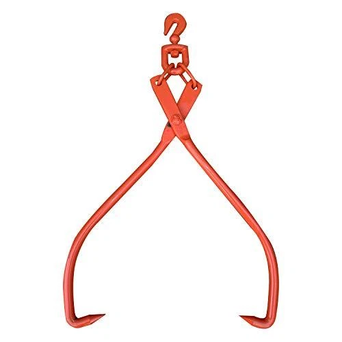 Skidding Tongs Log Lifting / Swivel Dragging Steel Tongs Log Lifting Handlin