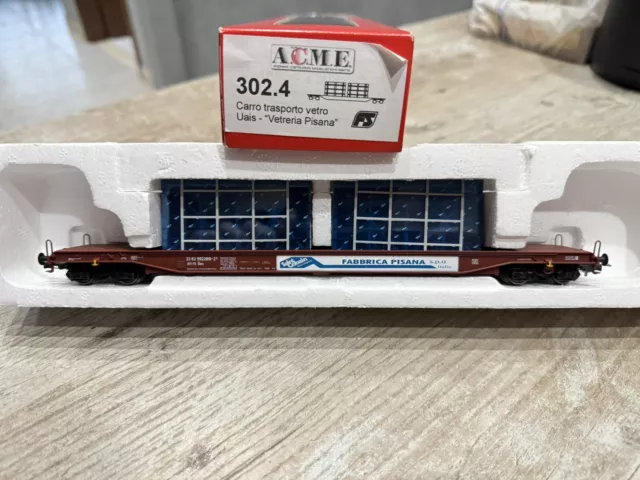 Acme 302.4 Carro Uais Trasporto Vetro FS scala H0