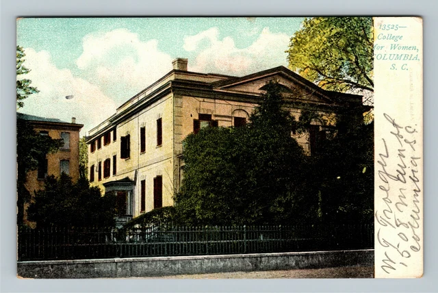 Columbia SC, College for Women, South Caroline c1905 Vintage Postcard