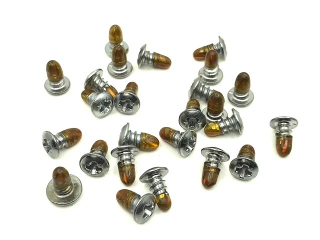 25 pcs windshield & rear window molding clip screws drill point fits dodge