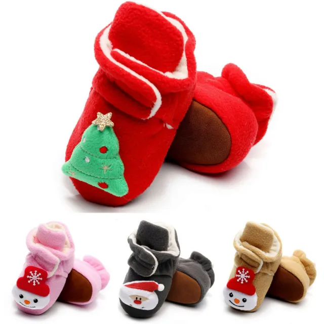 Pantofole antiscivolo bambini bambina ragazzi calze natalizie scarpe inverno calde