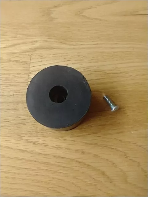 Bradley Smoker Replacement Round Rubber Foot with Screw Front BS611